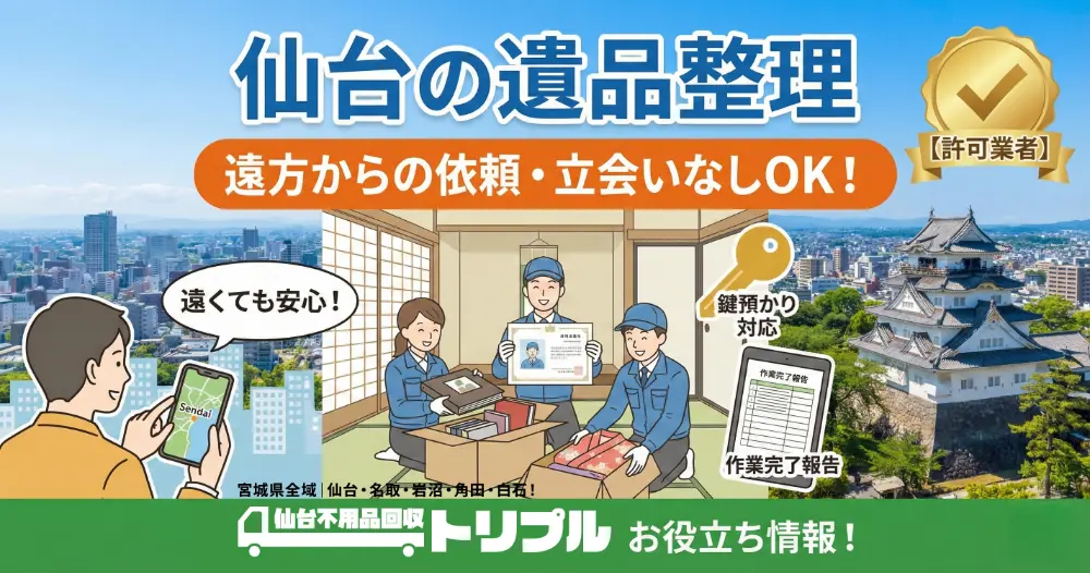 遺品整理立会い無し