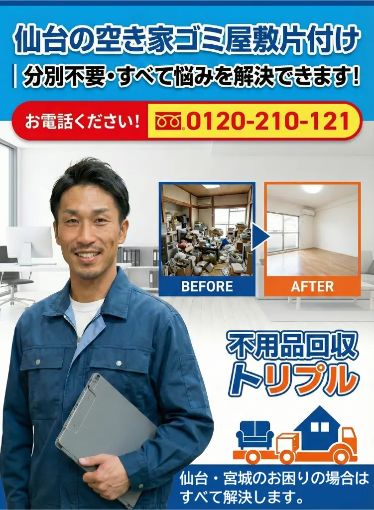 空き家ゴミ屋敷片付け